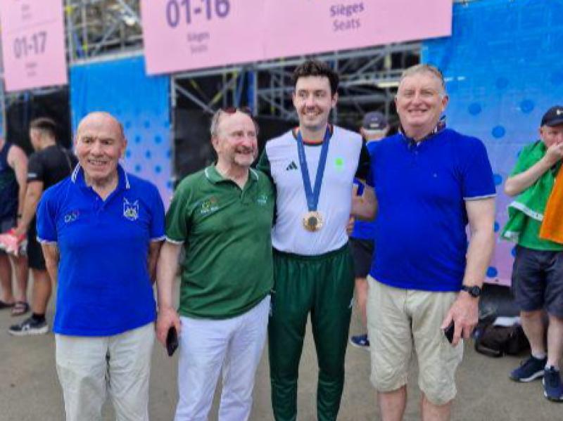 Familiar Tipperary faces greet Darie Lynch to congratulate him on his bronze Olympic medal