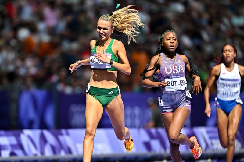 Sharlene Mawdsley competes in 400-metre repechage today to qualify for Olympic semi-final