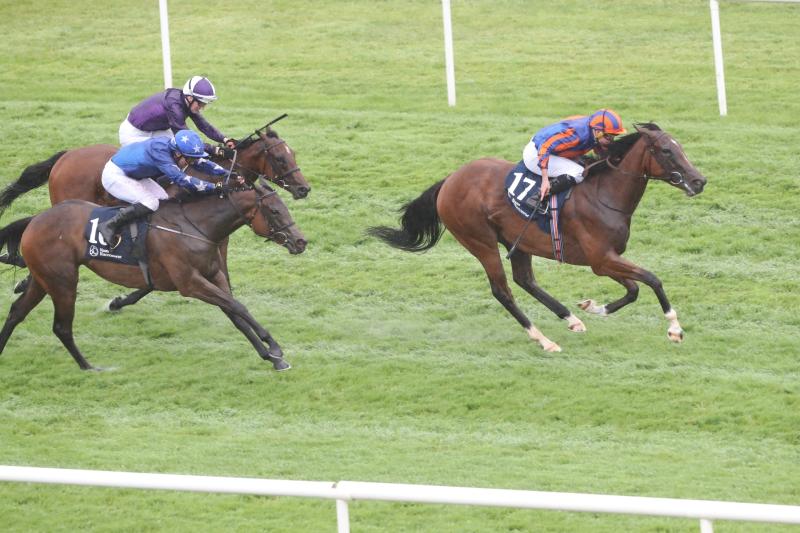 Heavens Gate obliges in the €300,000 Irish EBF Ballyhane Stakes