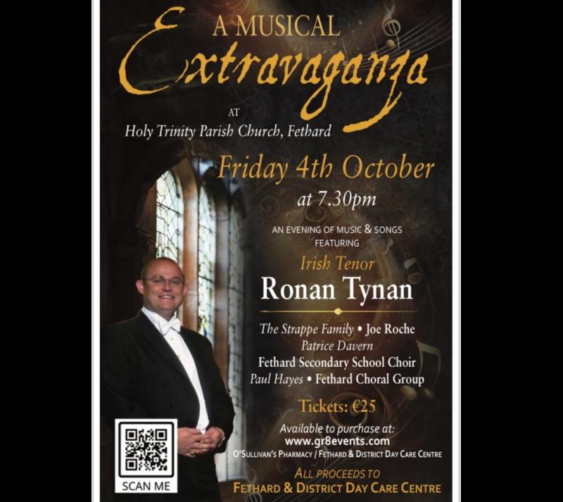 Renowned tenor Ronan Tynan to headline fundraising concert for Fethard Day Care Centre