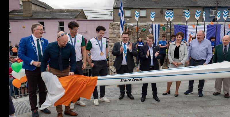 New boat for Clonmel Rowing Club named in honour of Olympic hero