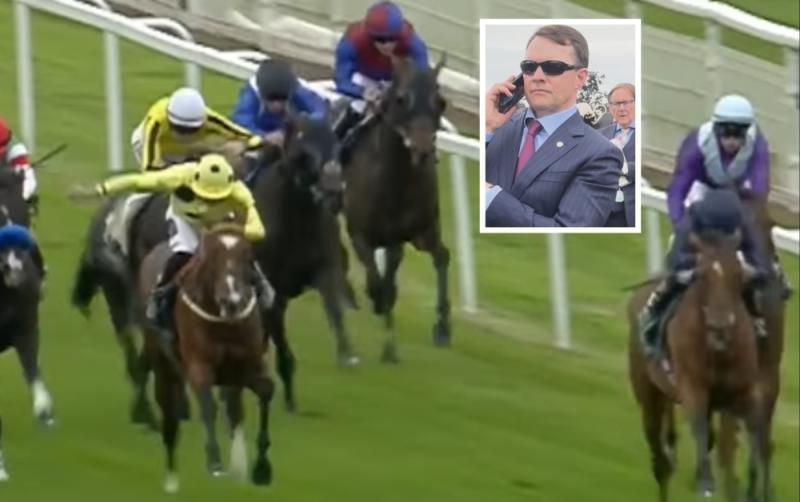 WATCH: Legendary Tipp trainer Aidan O'Brien watches on for nail-biting finish at York Races