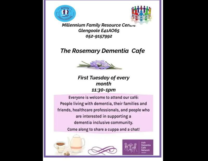 Monthly café for people with dementia to resume in county Tipperary village next week