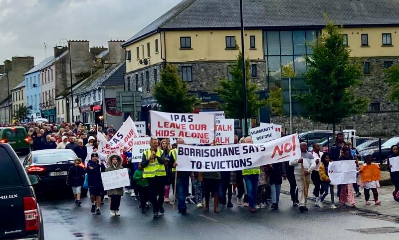 Borrisokane asylum protest