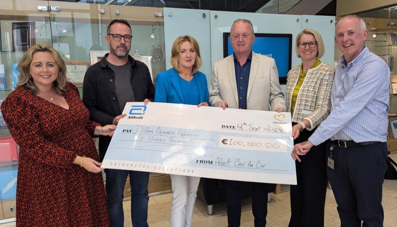 Dillon Quirke Foundation receives €100,000 donation from Abbott
