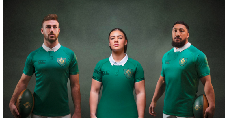 Limited edition Ireland rugby kit is unveiled to celebrate 150 years in the game