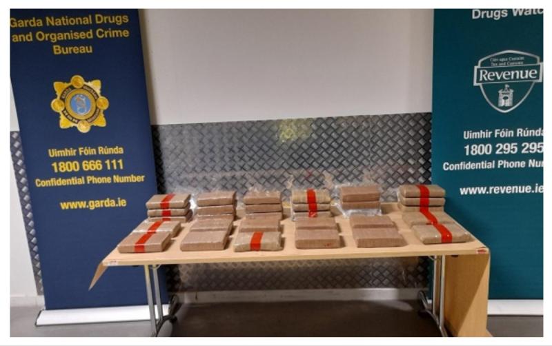 Man arrested after €2.1 million worth of cocaine seized in Rosslare
