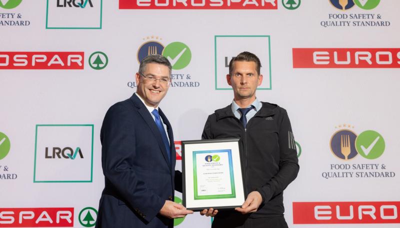 Local Tipperary retailer presented with Food Safety & Quality Award