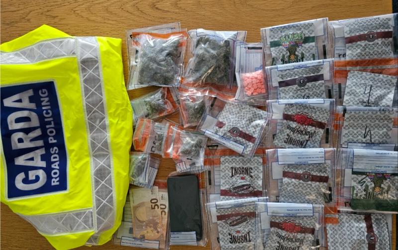 Gardaí arrest uninsured moped driver with 'fake license' after cannabis and ecstasy haul