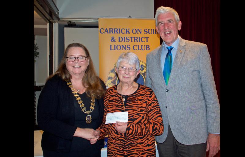Carrick-on-Suir Lions Club presents €5,900 in donations to three worthy causes
