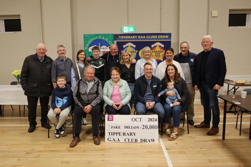 Intercounty hurling 'stars' win big in the Tipperary GAA Clubs draw 