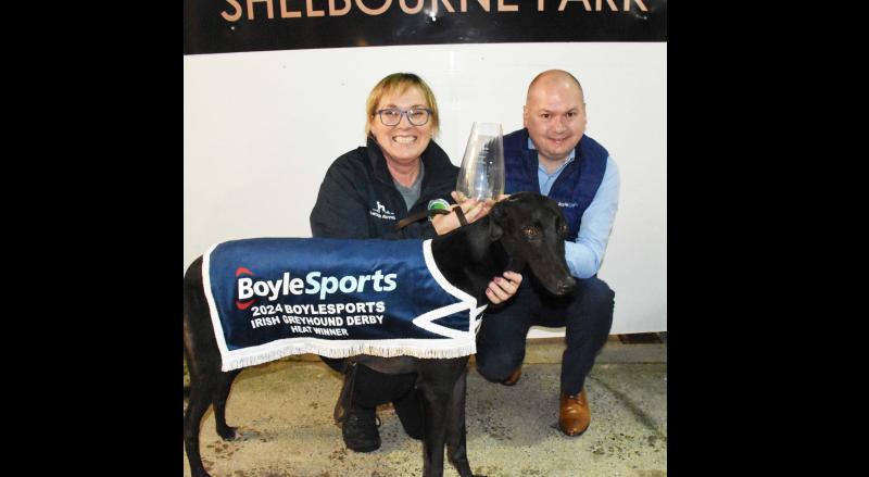 A night to remember for Graham Holland and his greyhound racing team