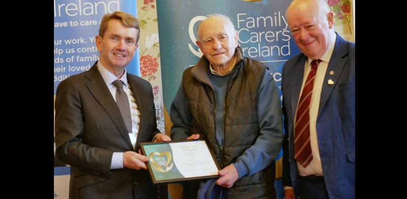 LOCAL HERO: Elderly Tipperary man wins deserved Carer of the Year award