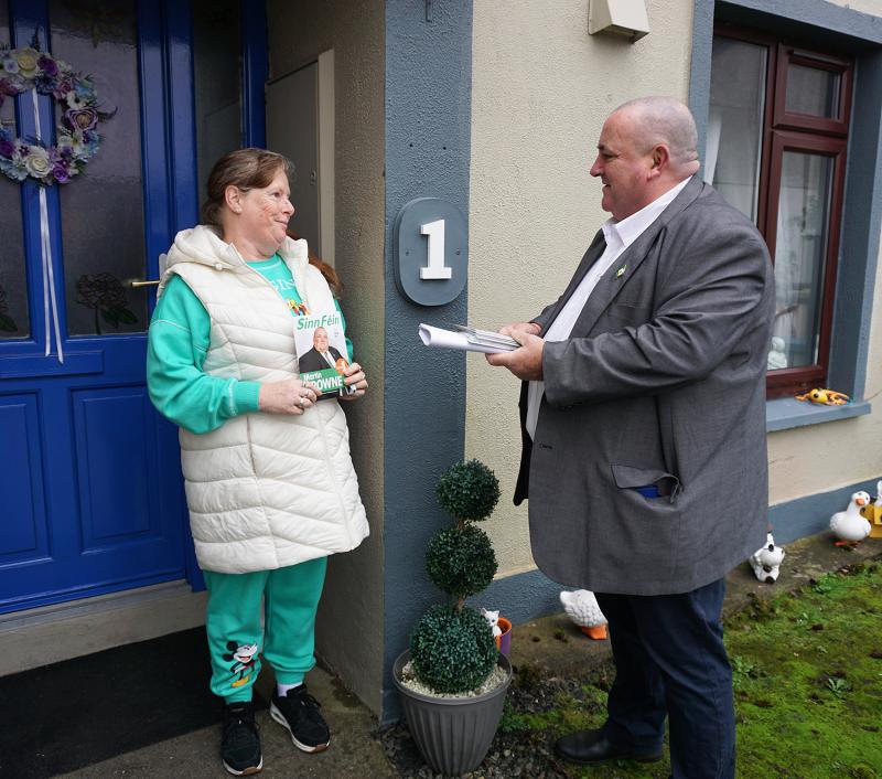 Sitting TD  does not see a collapse of the Sinn Féin vote at the doorsteps