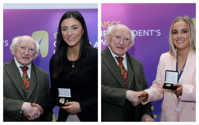 Tipperary ladies receive prestigious awards from President Michael D Higgins