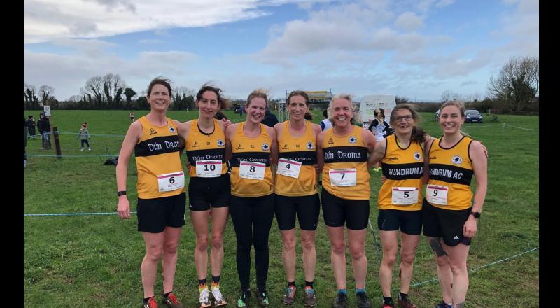 Dundrum AC women athletes were successful at Munster Masters Cross Country