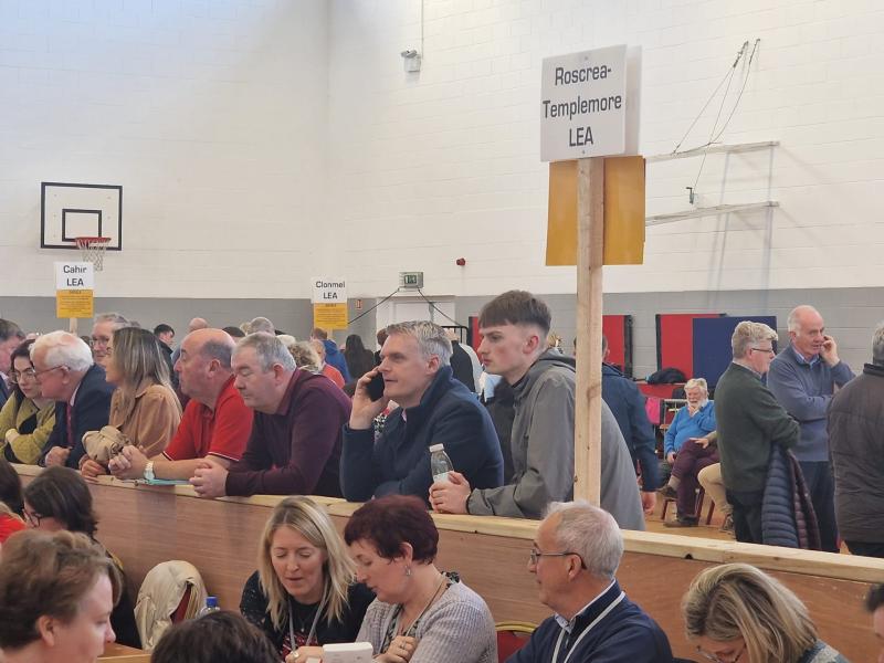 Two eliminated but just one elected so far in Tipperary North on day 2 of the count
