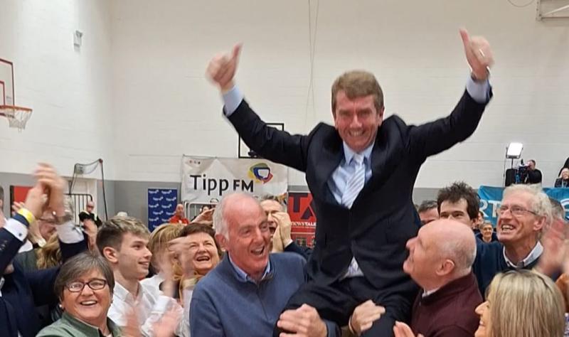 BREAKING: Michael Murphy elected to Dáil after fifth count in Tipperary South