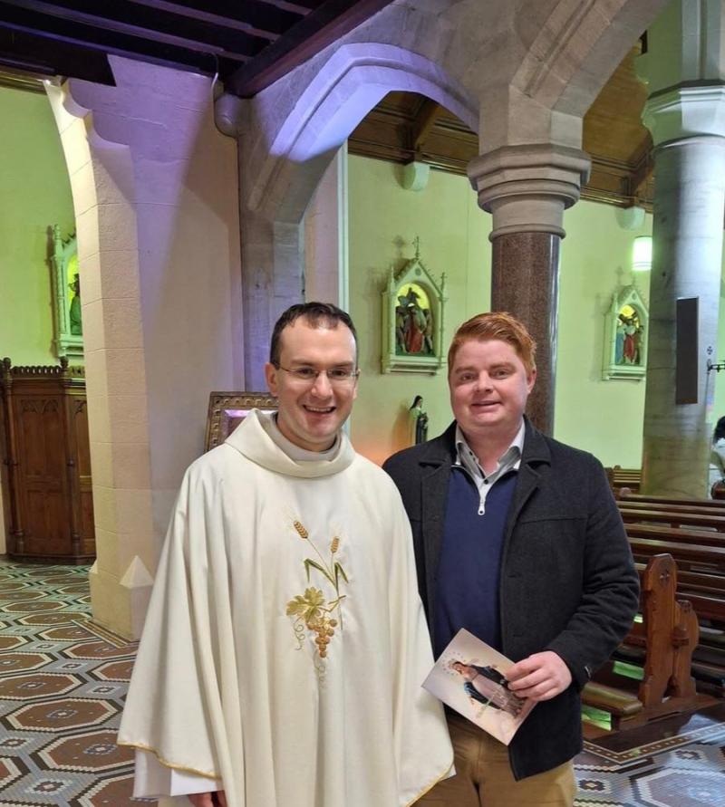 New priest Fr. Killian Heney is recently ordained in Tipperary Town 