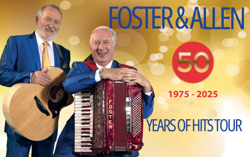 Iconic band Foster & Allen celebrate 50 years in the business with an Irish tour