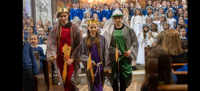 A beautiful Christmas scene in a Tipperary Church