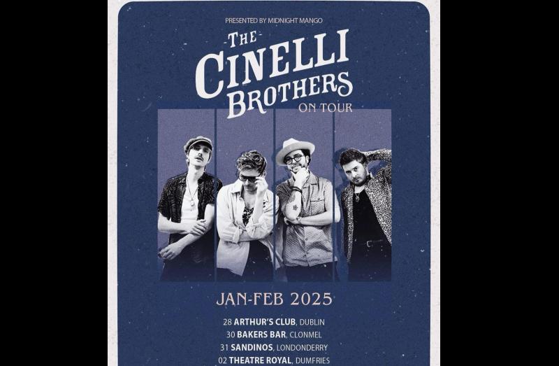 Explosive blues band from London are on their way to Tipperary