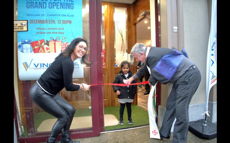 Blessing and celebration marked opening of Carrick-on-Suir's Vincent's Shop at new location
