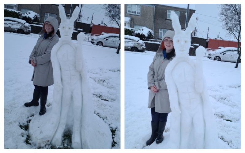 Incredible! Talented 12-year-old from Tipp creates amazing Marvel snowman 