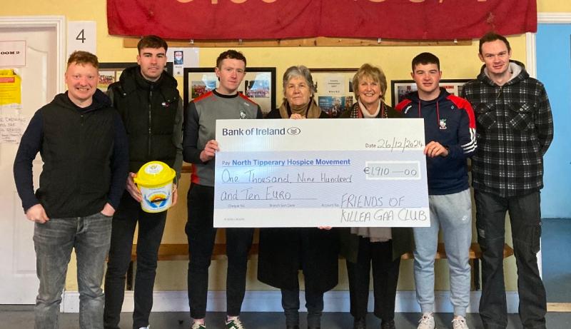 Local Tipperary GAA club raises almost €2,000 for Tipperary charity