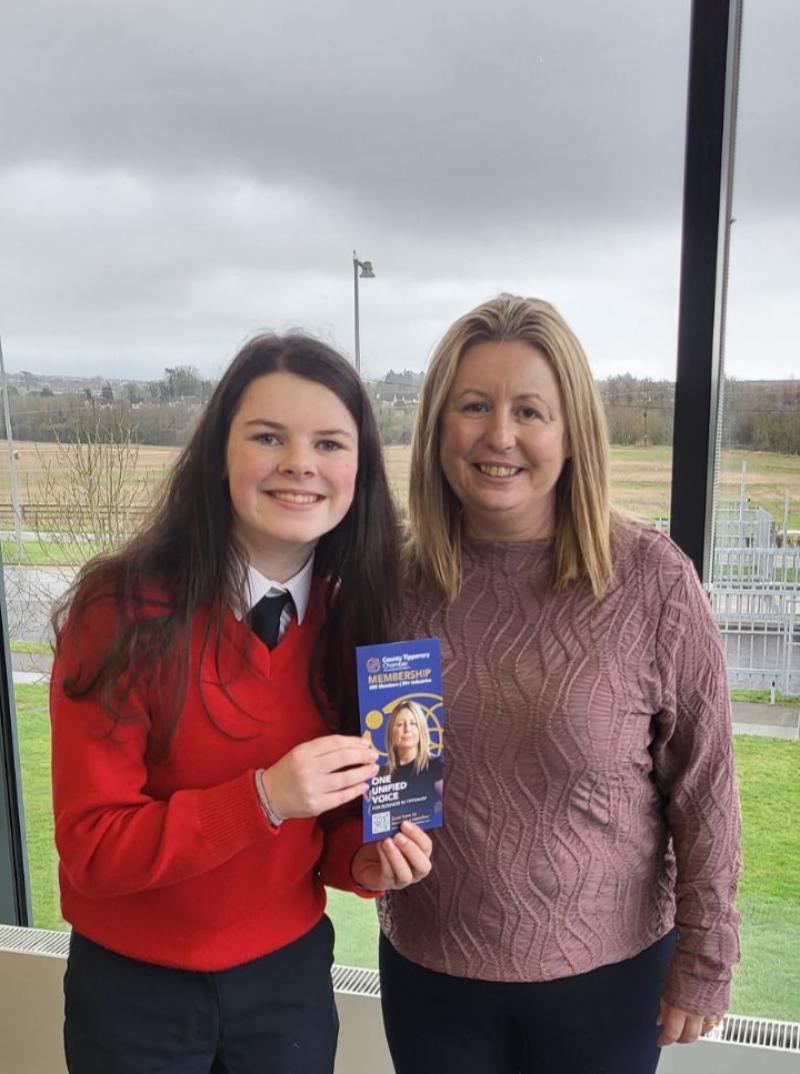 'Welcoming Cara as our youngest member is truly historic' says Tipperary Chamber CEO