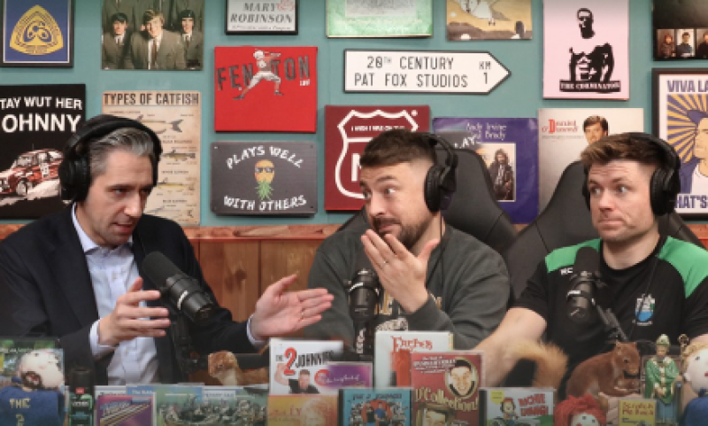 REVEALED: List of leaked questions put to Simon Harris on The 2 Jonnies Podcast