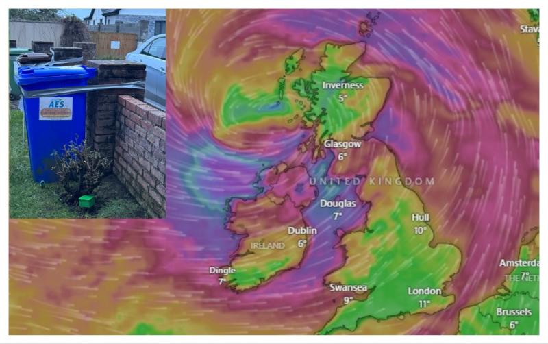 Why didn't we think of this? Irish dad thinks of clever way to save bins from Storm Éowyn