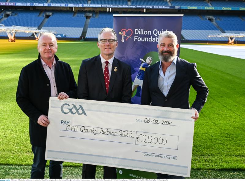 Significant day as Dillon Quirke Foundation is announced as GAA official charity partner 