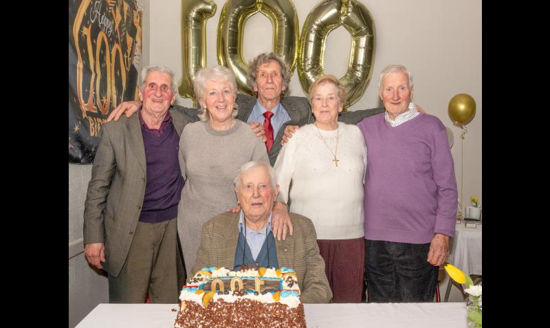 Tipperary man marks milestone  100th birthday surrounded  by his family and friends