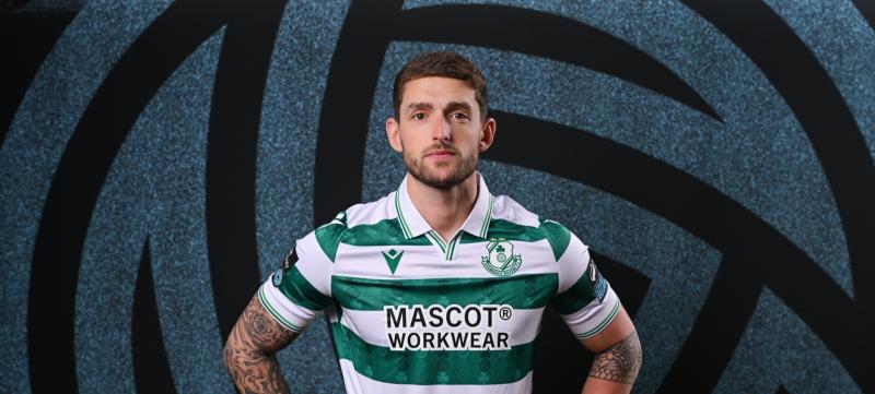 Tipperary's Lee Grace in action on historic night for Shamrock Rovers