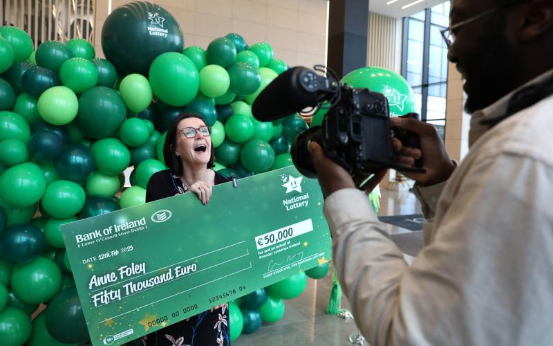 Kilkenny woman wins &euro;50,000 on scratch card on her birthday, remarkably for the second time!