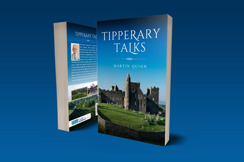 New book by Martin Quinn titled 'Tipperary Talks' to be launched by Professor Rónán Collins