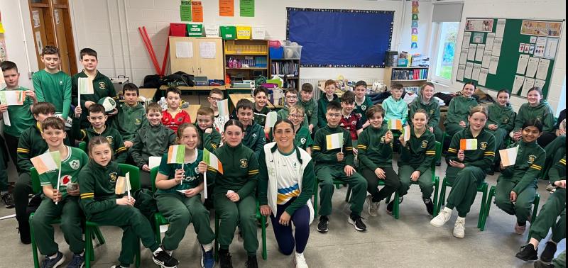 Rugby Olympian welcomed with open arms at national school in Tipperary