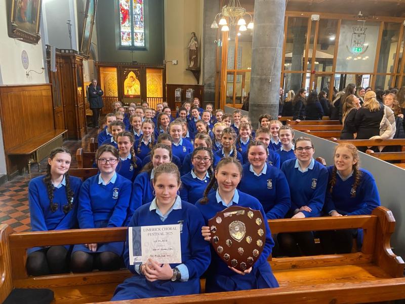 Ursuline Cecilian Choir  win prestigious post primary schools choir competition 
