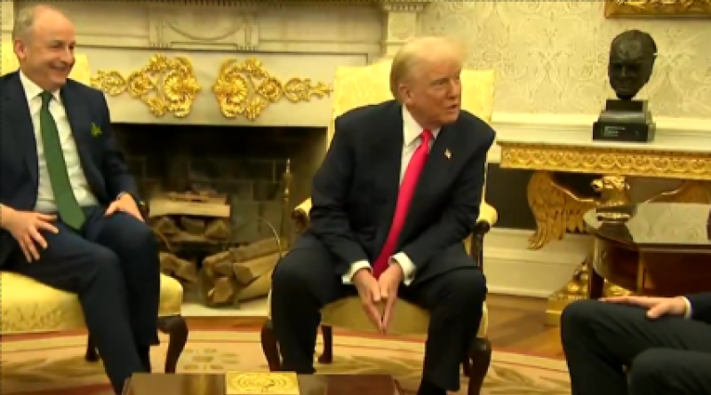 Irish public reeling as Micheál Martin laughs President Trump at housing crisis