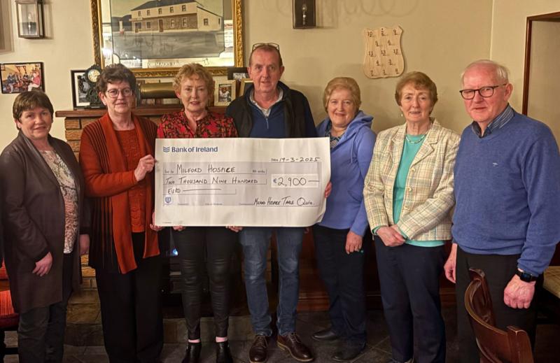 Annual Tipperary table quiz raises almost €3,000 for local hospice