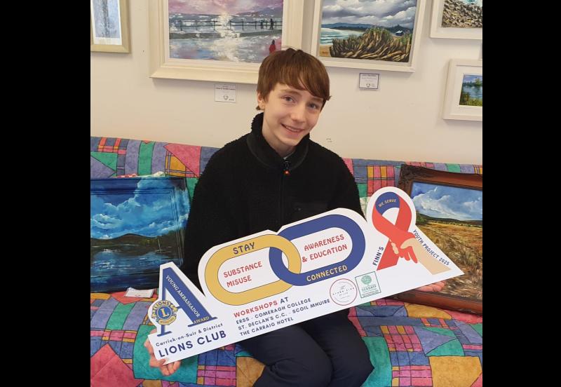 Carrick-on-Suir student spearheads campaign to steer teens away from alcohol and drugs abuse