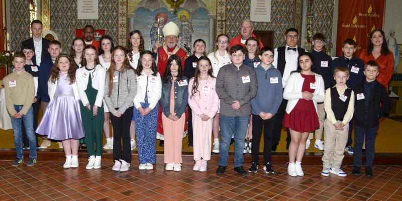 Tipperary students celebrate confirmation in Clonmore