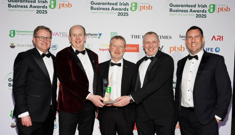 Tipperary-based company wins at Guaranteed Irish Business Awards
