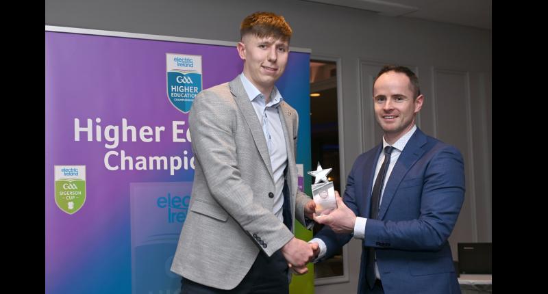 Tipperary forward Gearóid O’Connor makes the Higher Education Team of the Year