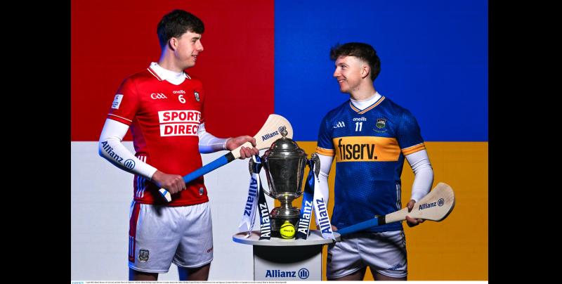 IN PICTURES: Tipperary and Cork players face-off in league final launch in Croke Park!
