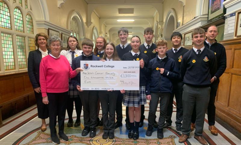 Tipperary secondary school students raise over €1,000 for cancer charity