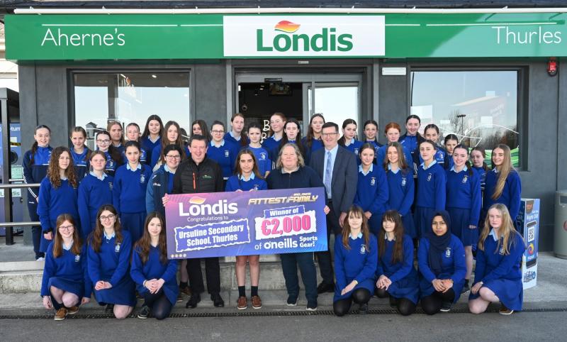 Tipperary secondary school receives over €2,000 worth of sports equipment