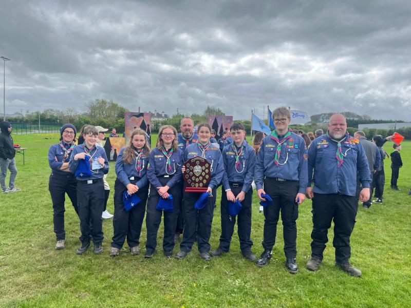 Scout group in Tipperary win county shield for third year running