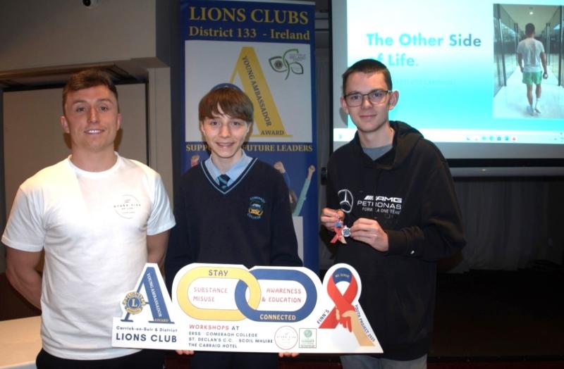 Tipperary students produce keyrings with QR code links to addiction support services 